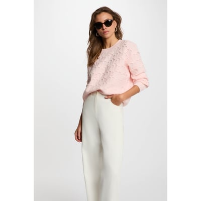 Pull col rond fantaisie MORGAN