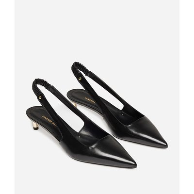 Leather Pointed Slingbacks VANESSA BRUNO