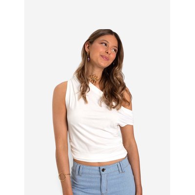 T-shirt asymétrique cropped CAMISETA AMELIA THE-ARE