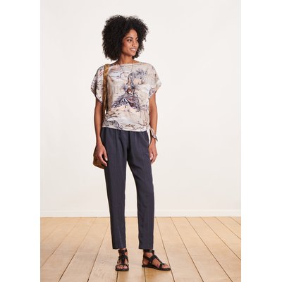 Pantalon fluide en lyocell LA FEE MARABOUTEE