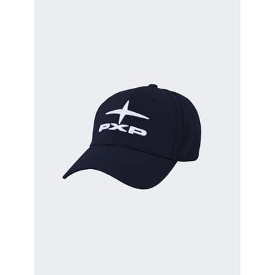 Casquette en coton taupe unie avec logo iconique brodé à l'avant en blanc PROJECT X