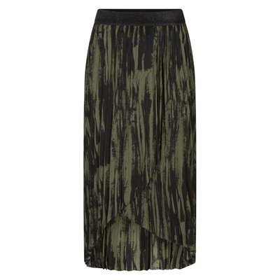 Jupe mi-longue bicolore portefeuille FREEMAN T. PORTER