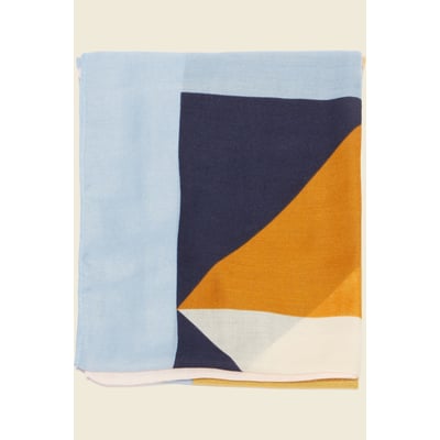 Grande écharpe Châle Foulard Bonobo Peu Porté - Multicolore Style Bohème