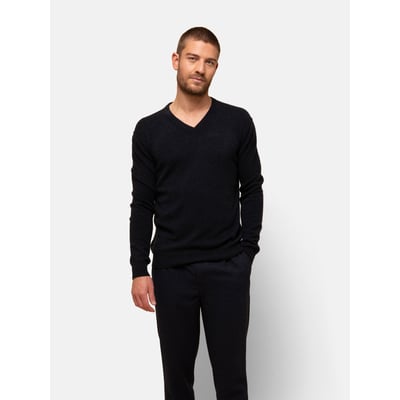Pull Col V  Caviar Tom JUST CASHMERE