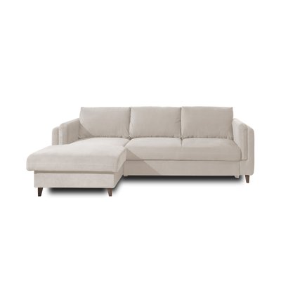 Canapé d'Angle Convertible en Velours 4 places - BROOKE LISA DESIGN