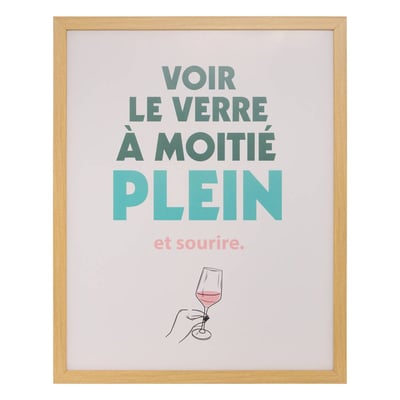 Affiche encadrée rectangulaire ARIA ATMOSPHERA
