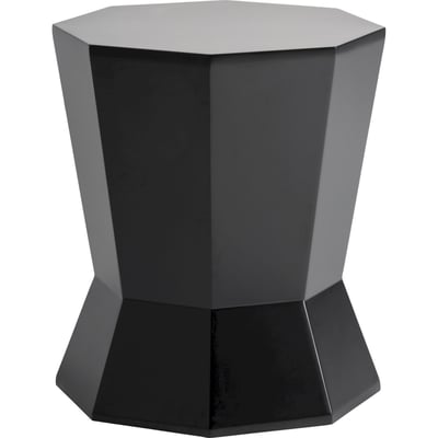 Table d'appoint facettée en bois RECOLLECTION