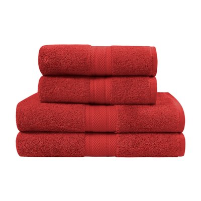 Ensemble de bain 4 pièces (2 draps de bain + 2 serviettes de toilette) LUXURY SENSEI MAISON