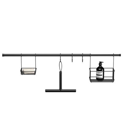 Serviteur de douche extensible avec accessoires en métal GELCO