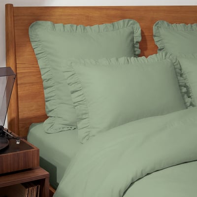 Parure housse de couette avec 2 taies 50x70 cm SOFT PERCALE LILY SENSEI MAISON