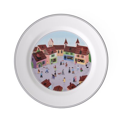 Assiette Plate Village DESIGN NAIF VILLEROY & BOCH