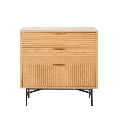 Commode 3 tiroirs en bois L80cm - SVEG DRAWER