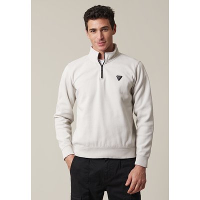 Pull col zippé en coton pour homme KENT DEELUXE