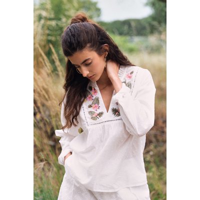 Blouse à broderie florale MOLLY BRACKEN
