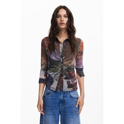 T-shirt à manches longues forêt automnale DESIGUAL