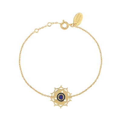 Bracelet chakras "i speak" lapis lazuli CAROLINE NAJMAN