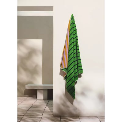 Serviette de plage couleur réversible MANGO HOME