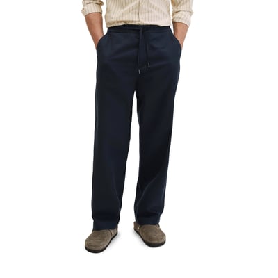 Chino modèle Mossbo Jogger wide en mélange de TENCEL™ Lyocell et de lin MARC O'POLO