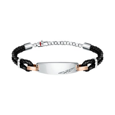 Bracelet en acier cuir BANDY SECTOR NO LIMITS