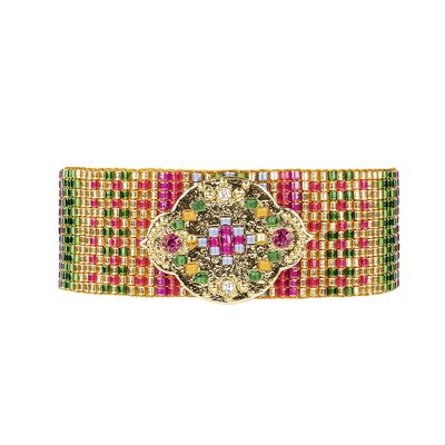 Bracelet avec fermoir aimanté et perles ALONZO HIPANEMA