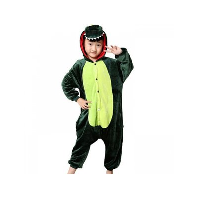 Costume Kigurumi Dino Vert Enfant T 4/6 Ans PARTY PRO