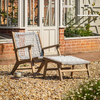 Watson Garden Lounge Chair with Footstool SO'HOME