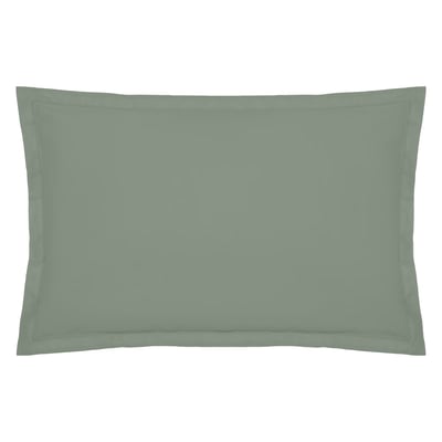 1 Taie d'oreiller percale de coton uni Harmonie EDEN