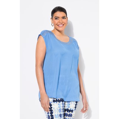 T-shirt sans manches. Mélange de matières ULLA POPKEN