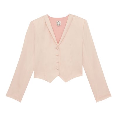 Veste-boléro Ole rose pâle INES DE LA FRESSANGE PARIS