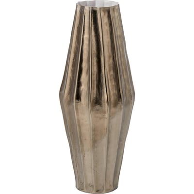 Vase en métal sculptural RECOLLECTION