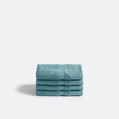 Lot 4 serviettes d'invité en coton Égyptien 600g/m2, Kheops LA REDOUTE INTERIEURS
