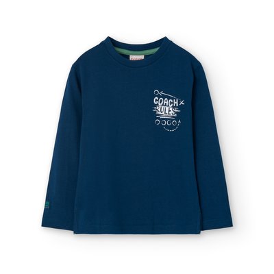T-shirt en coton à manches longues BOBOLI
