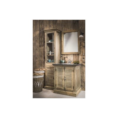 Miroir de salle de bain en bois L65 - HANOÏ HELLIN, DEPUIS 1862
