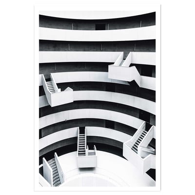 Affiche un escalier à paris HEXOA