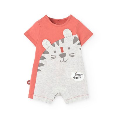 Barboteuse en coton avec appliques 3D BOBOLI