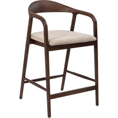 Tabouret de bar bois et bouclette INSIBLE RECOLLECTION