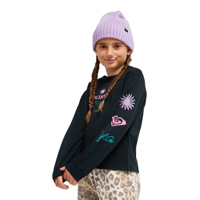T-Shirt, manches longues, col rond, . ROXY