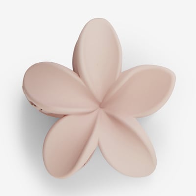 Pince à cheveux fleur tropicale rose BALABOOSTE