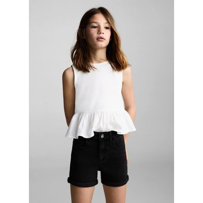 Short en jean droit MANGO KIDS