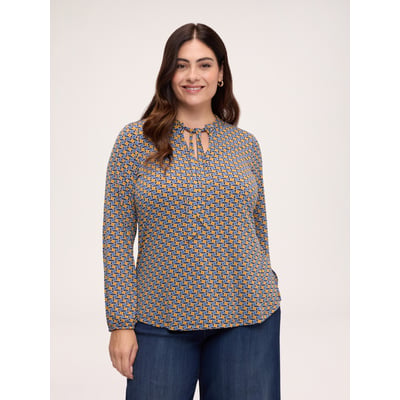 T-shirt avec imprimé et nœud FIORELLA RUBINO