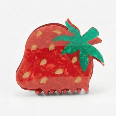 Pince à cheveux fraise rouge BALABOOSTE