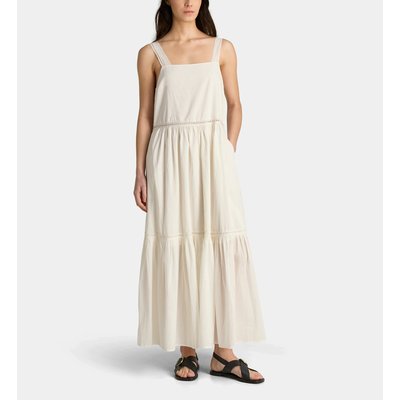 Robe Longue Ample Calanque Broderies Coton Bio Voilé GALERIES LAFAYETTE