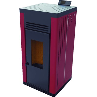 FM Poêle à granulés BP-201K 12kW Rouge FM BIOMASA