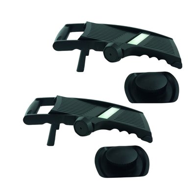 Set de 2 mandolines professionnelles en inox HANDMADE TRADITION FACKELMANN