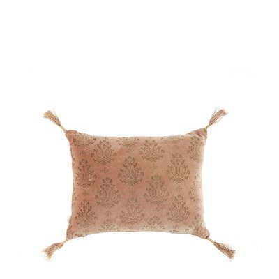 Housse de coussin velours BLANC D’IVOIRE