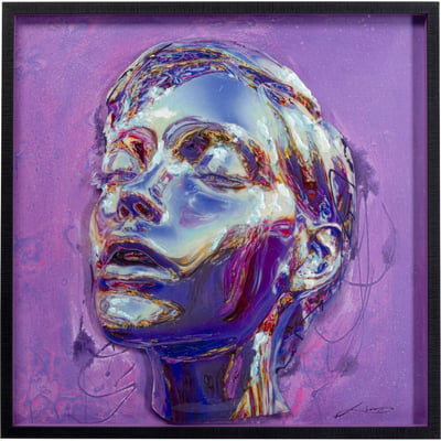 Tableau visage en relief KARE DESIGN