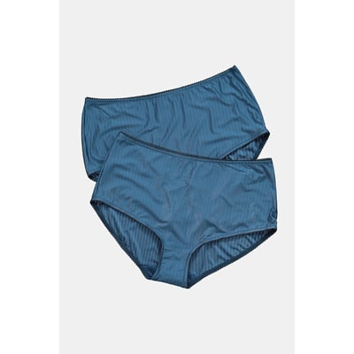 Slips, lot de 2, rayures, coupe plus haute ULLA POPKEN