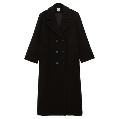Manteau Denise en lainage à chevrons INES DE LA FRESSANGE PARIS