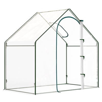 Serre Acier Transparent OUTSUNNY