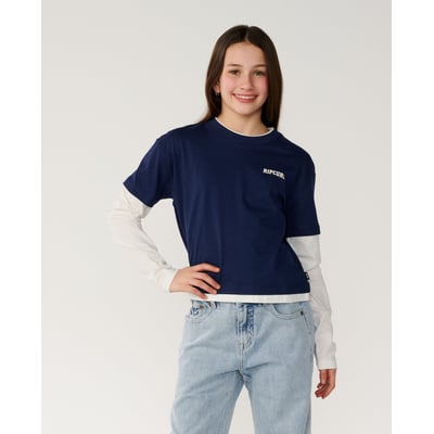 T-shirt enfant à manches longues RETRO Rama RIP CURL